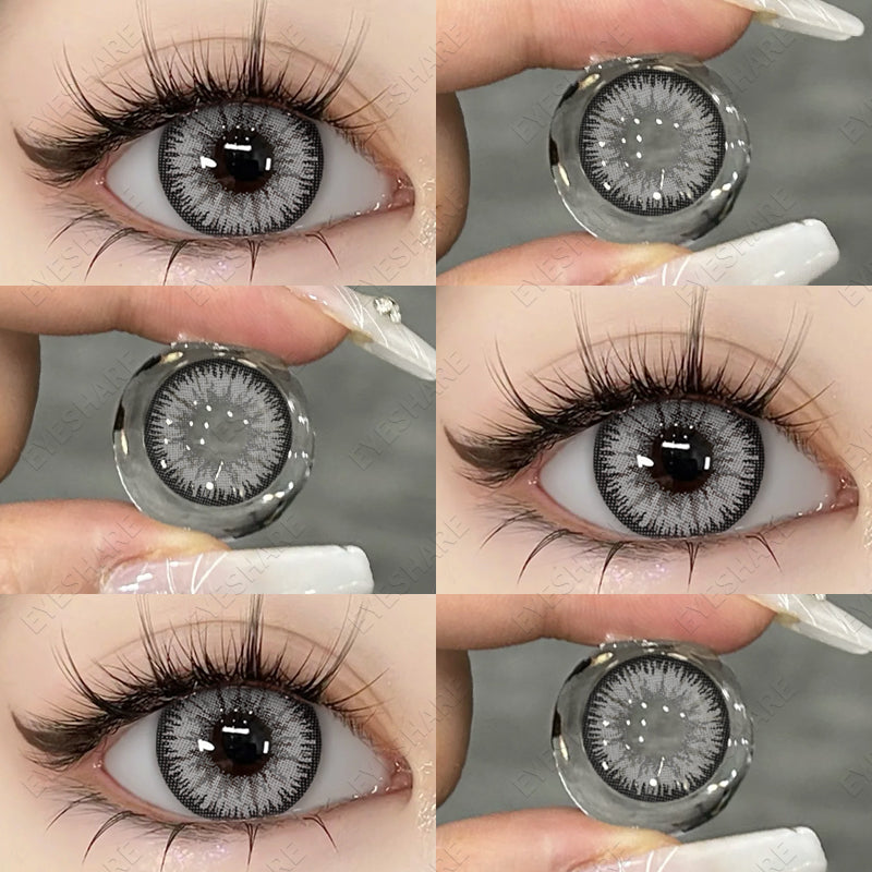EYESHARE Halloween Cosplay AYY Gray Color Contact Lenses Makeup