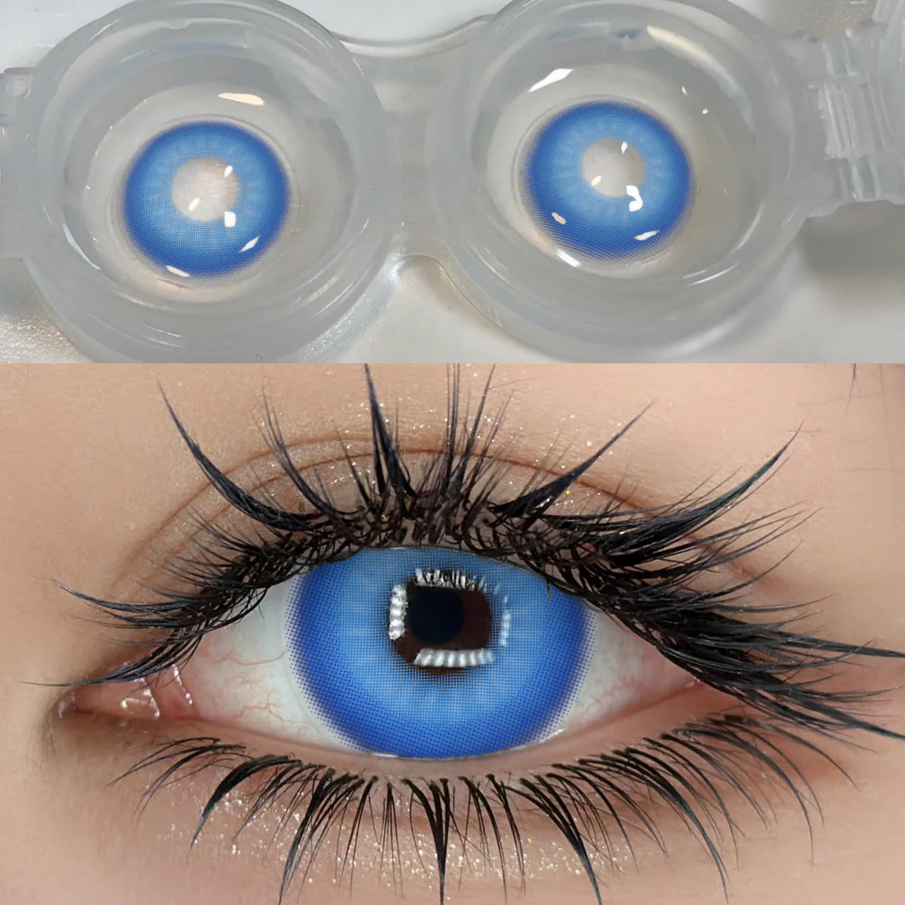 Cosplay Nebula AZUL 14,0 mm 1 par | 1 año