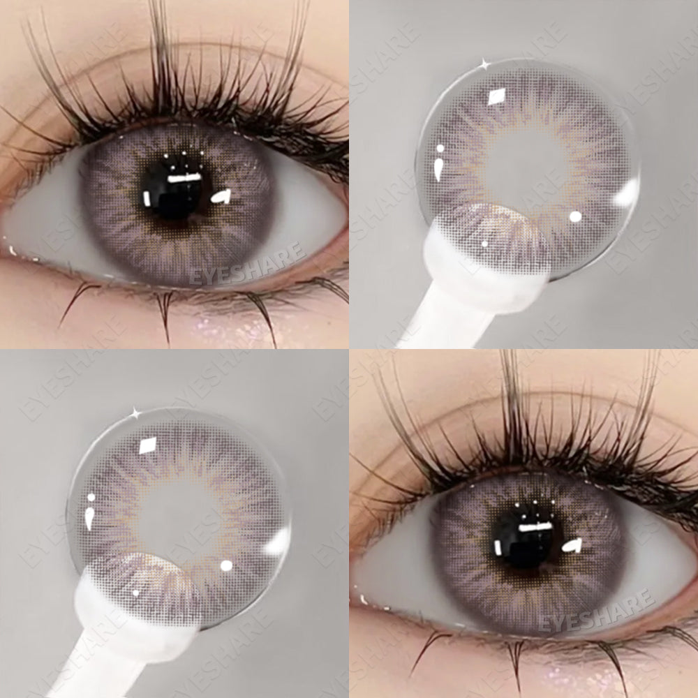 EYESHARE OMG Purple Color Contact Lenses Yearly Makeup Contact