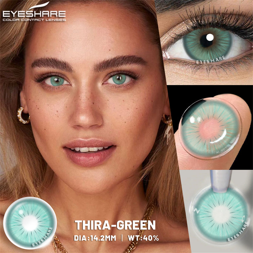 Thira Green 14.2mm 1 Pair | 1 Year