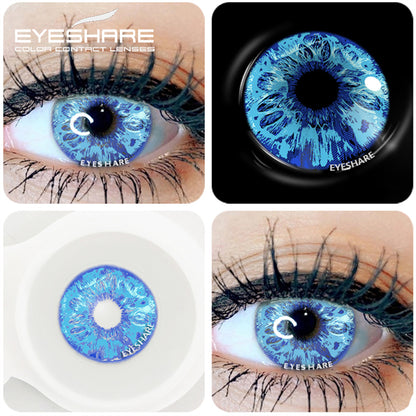 Cosplay HD38 Blue 14.5mm 1 Pair | 1 Year