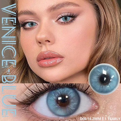 Azul Venecia 14,2 mm 1 par | 1 año