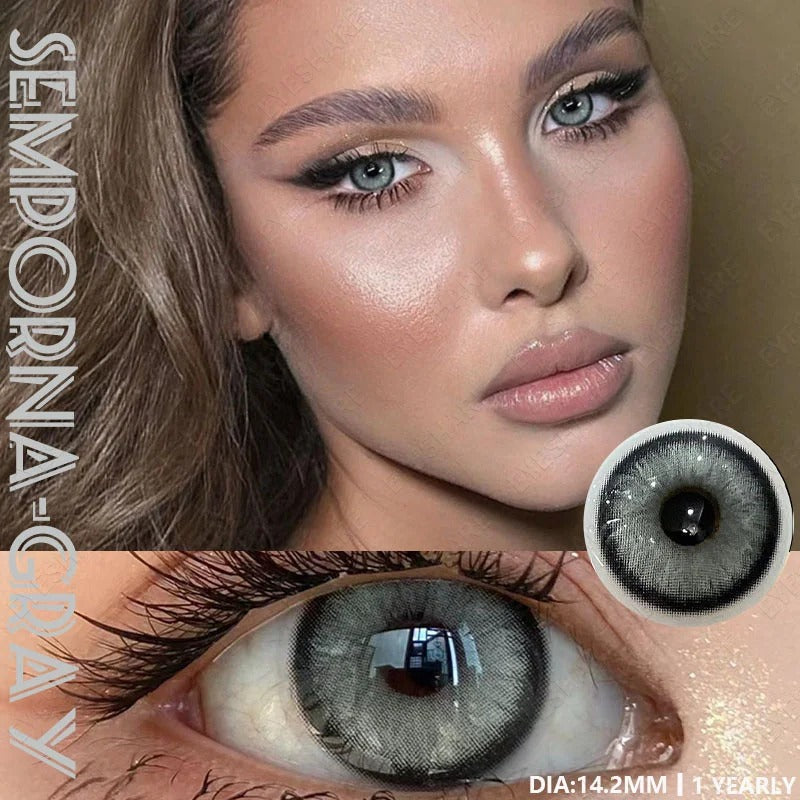 Semporna Gray 14.2mm 1 Pair | 1 Year