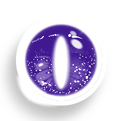 Cosplay Amethyst 14.5mm 1 Pair | 1 Year