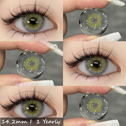 Aurora Yellow Gray 14,2 mm 1 par | 1 año