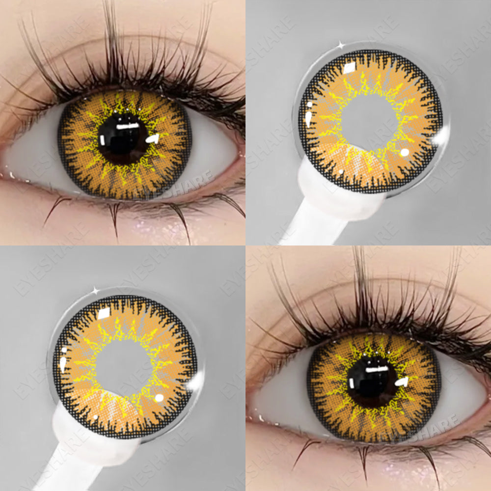 Cosplay AYY Brown 14.5mm 1 Pair | 1 Year