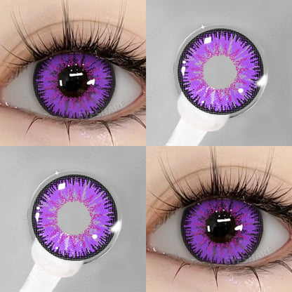 Cosplay AYY Purple 14.5mm 1 Pair | 1 Year