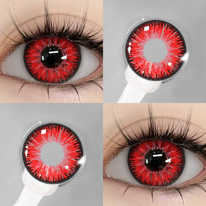 Cosplay AYY Red 14.5mm 1 Pair | 1 Year