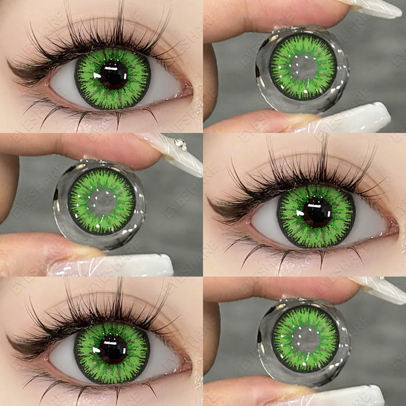 Cosplay AYY Green 14.5mm 1 Pair | 1 Year