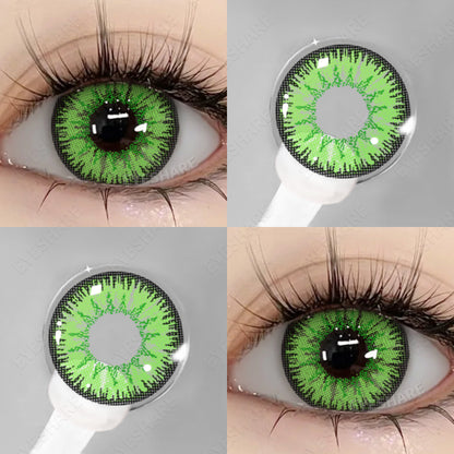 Cosplay AYY Green 14.5mm 1 Pair | 1 Year