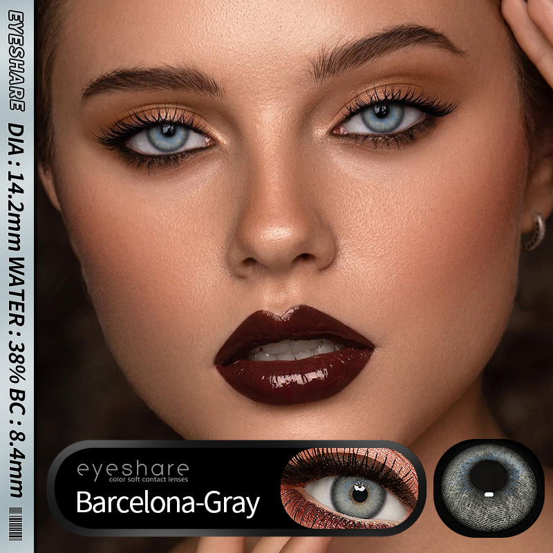 Barcelona Gray 14.2mm 1 Pair | 1 Year