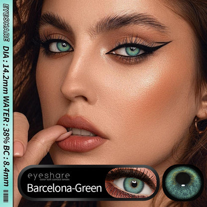 Barcelona Green 14,2 mm 1 par | 1 año