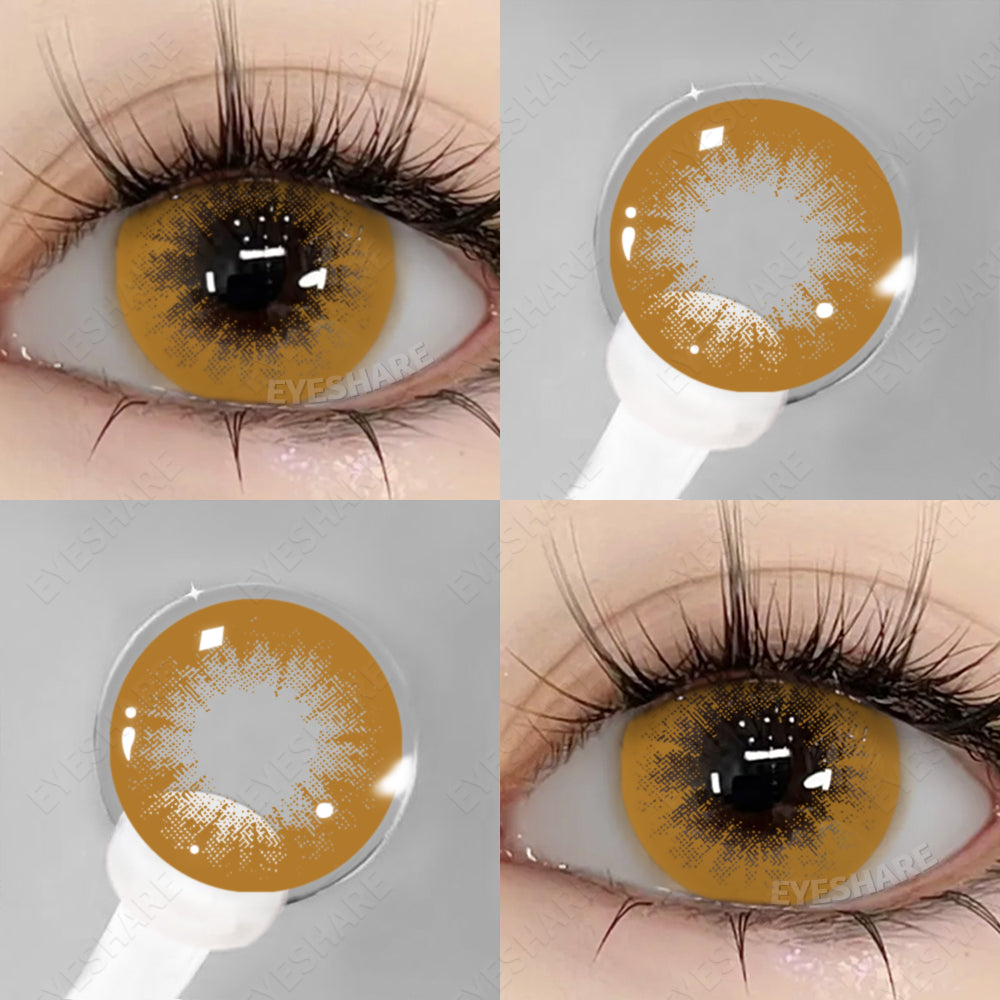 Beautyeye Brown 14.5mm 1 Pair | 1 Year