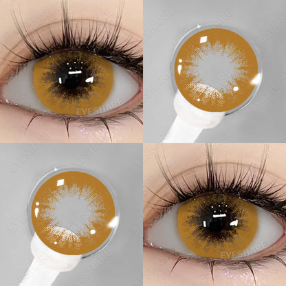 Beautyeye Brown 14.5mm 1 Pair | 1 Year