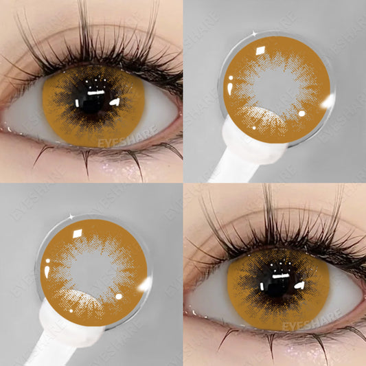 Beautyeye Brown 14.5mm 1 Pair | 1 Year