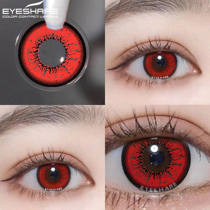 Cosplay Bella Red 14.5mm 1 Pair | 1 Year