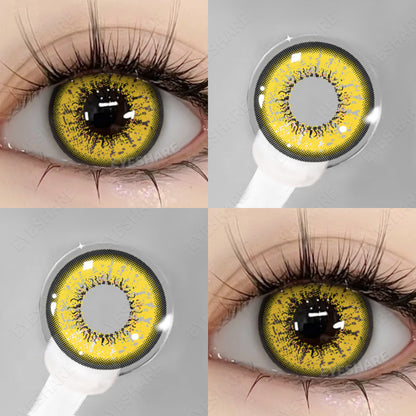 Cosplay Bella Yellow 14,5 mm, 1 par | 1 año