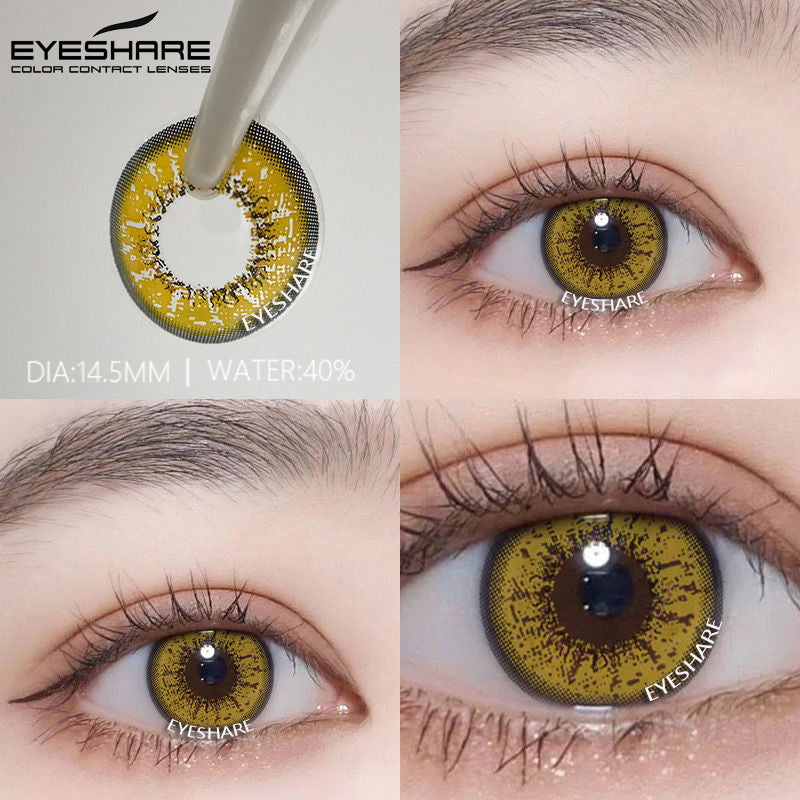 Cosplay Bella Yellow 14,5 mm, 1 par | 1 año