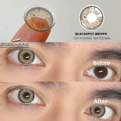 Blackspot Brown 14.2mm 1 Pair | 1 Year