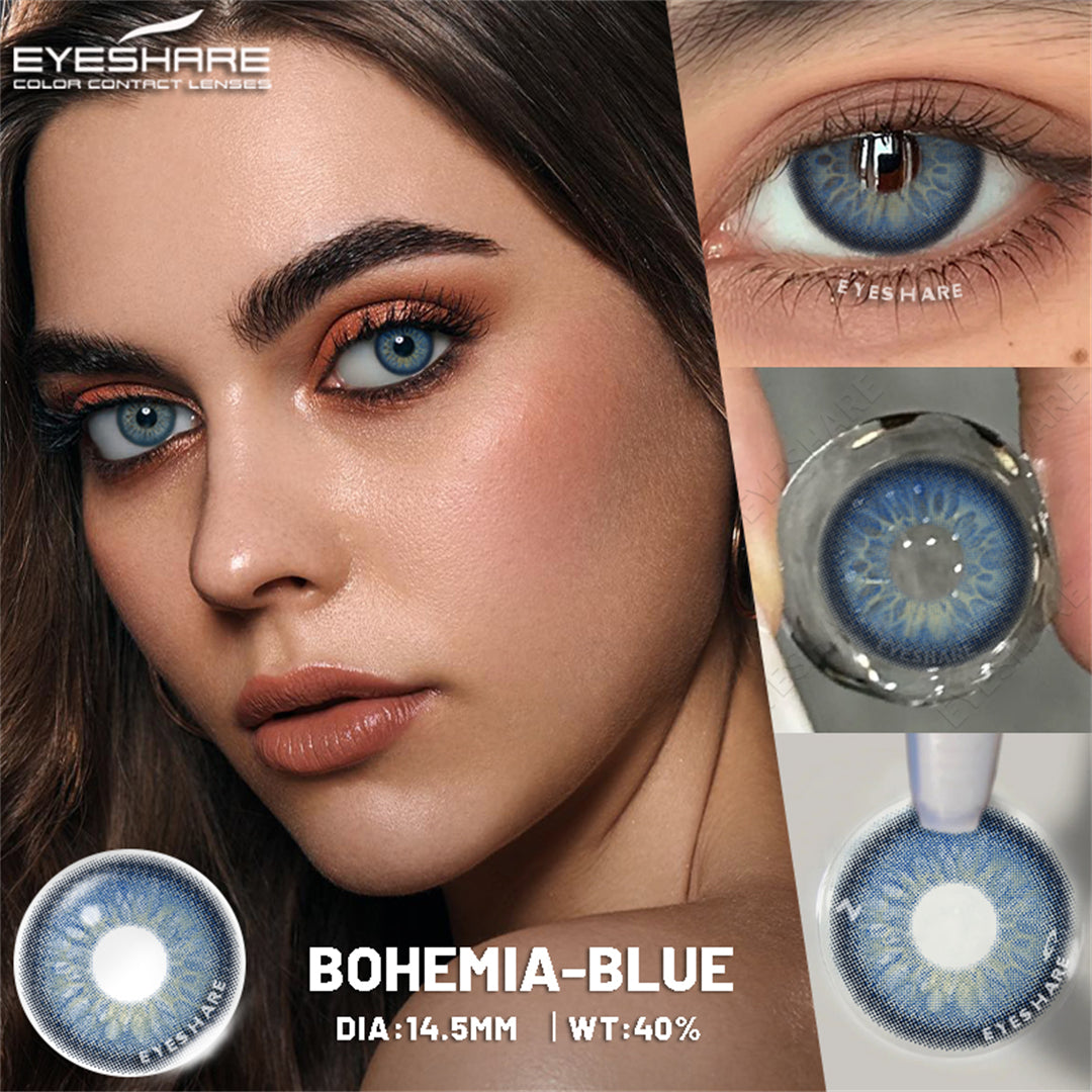 Bohemia Blue 14,5 mm 1 par | 1 año