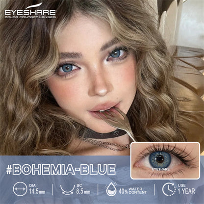 Bohemia Blue 14,5 mm 1 par | 1 año