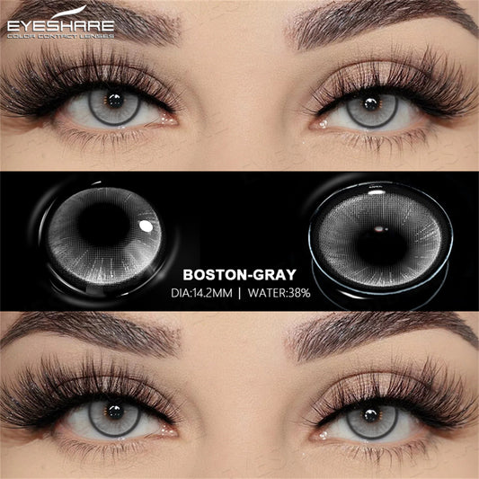 Boston Gray 14.2mm 1 Pair | 1 Year