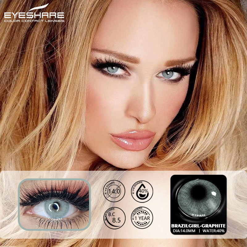 Brazilgirl Icegray 14.0mm 1 Pair | 1 Year