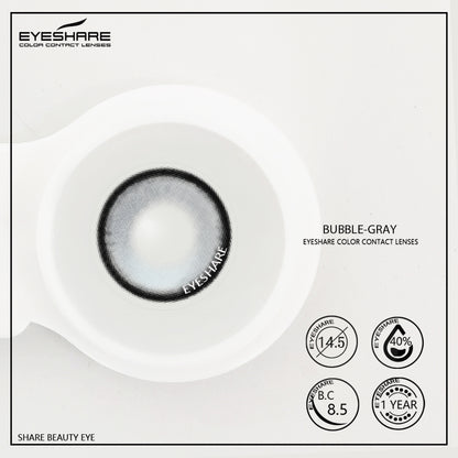 Bubble Gray 14.5mm 1 Pair | 1 Year