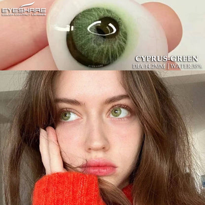 Cyprus Green 14.2mm 1 Pair | 1 Year