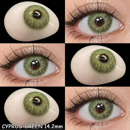 Cyprus Green 14.2mm 1 Pair | 1 Year