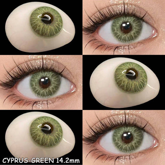 Cyprus Green 14.2mm 1 Pair | 1 Year