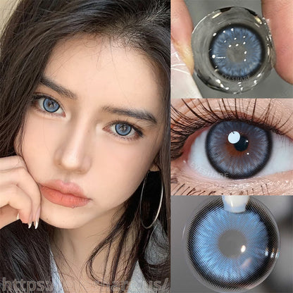 Diamante azul 14,5 mm 1 par | 1 año