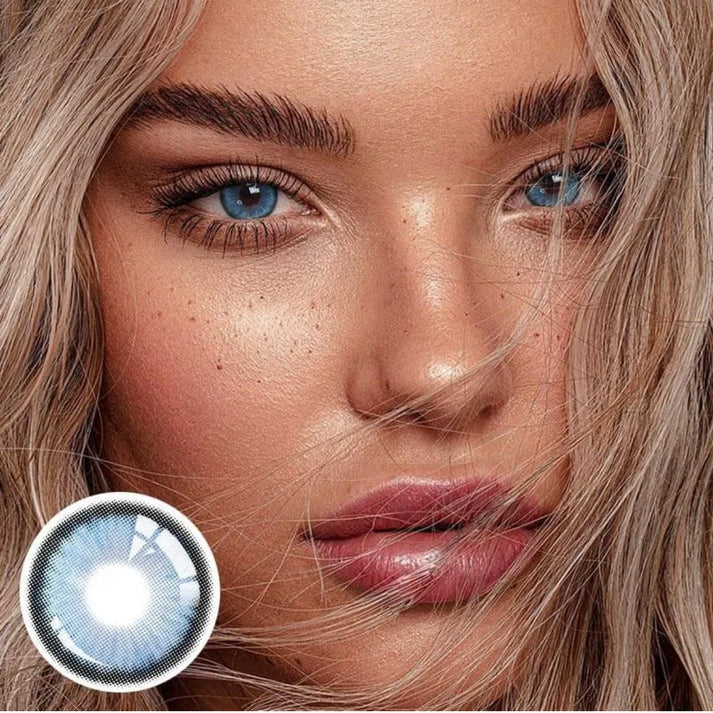 Diamante azul 14,5 mm 1 par | 1 año