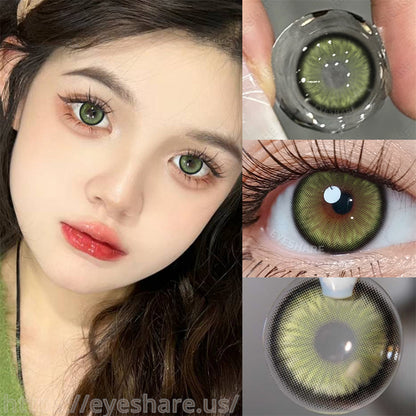 Diamond Green 14.5mm 1 Pair | 1 Year