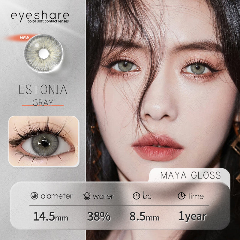 Estonia Gray 14.5mm 1 Pair | 1 Year
