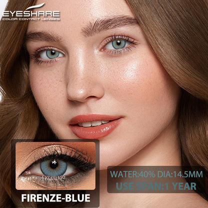 Firenze Blue 14.5mm 1 Pair | 1 Year