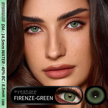Firenze Green 14.5mm 1 Pair | 1 Year