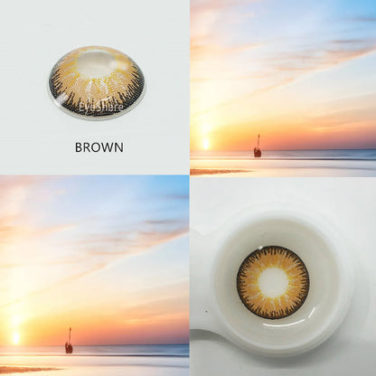 Cosplay AYY Brown 14.5mm 1 Pair | 1 Year