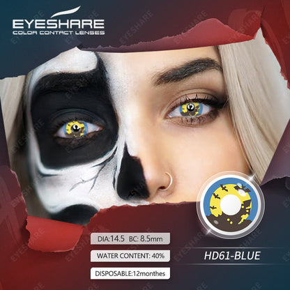 Cosplay HD61 Azul 14,5 mm 1 par | 1 año