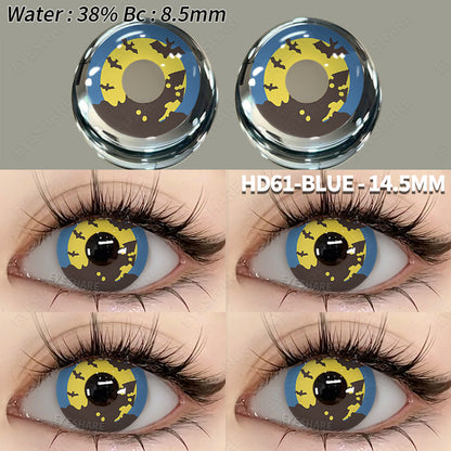 Cosplay HD61 Azul 14,5 mm 1 par | 1 año