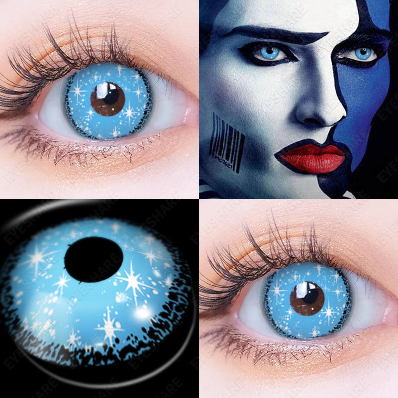 Cosplay HD71 Azul 14,5 mm 1 par | 1 año