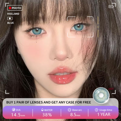 Azul Holanda 14,5 mm 1 par | 1 año