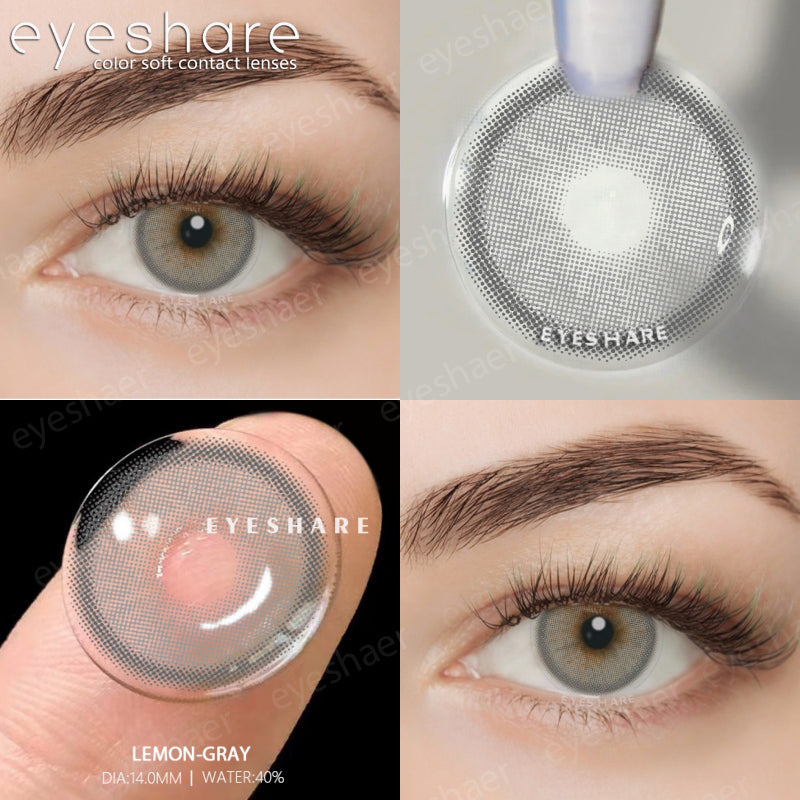 Lemon Gray 14.0mm 1 Pair | 1 Year
