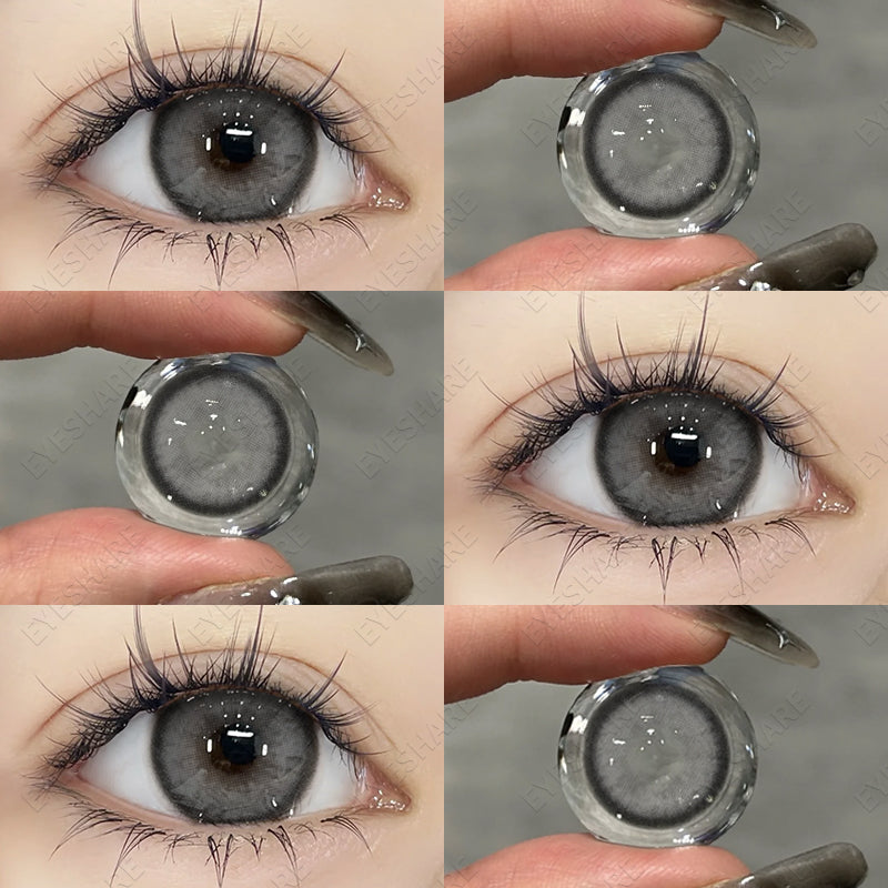 Lemon Gray 14.0mm 1 Pair | 1 Year
