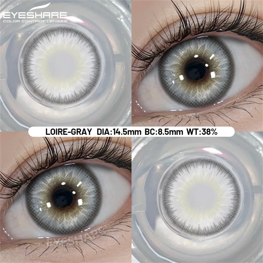 Loire Gray 14.5mm 1 Pair | 6 Months