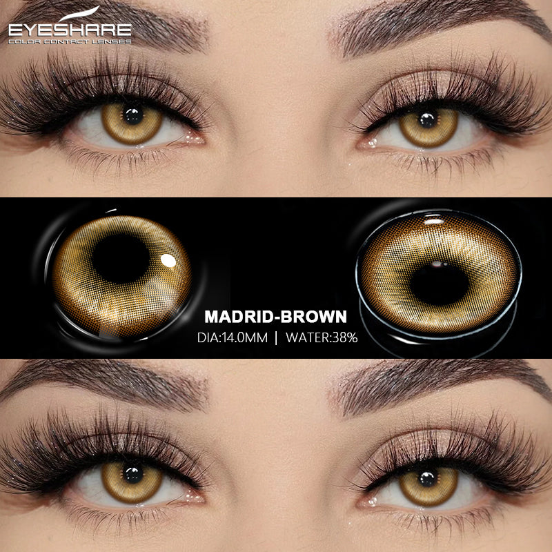 Lentes NEBULA-RED Anime Halloween Cosplay 14.0mm