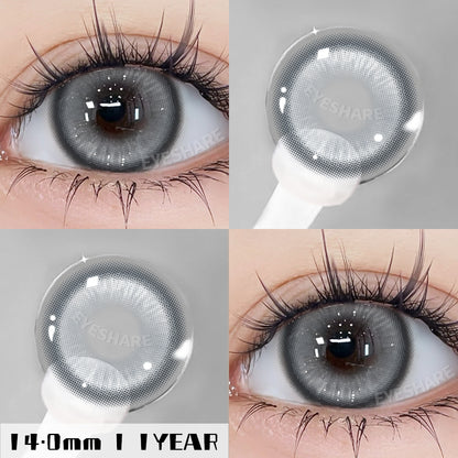 Cosplay Madrid Gray 14.0mm 1 Pair | 1 Year