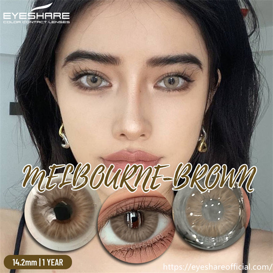 Melbourne Brown 14.2mm 1 Pair | 1 Year