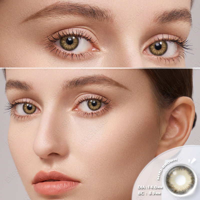 Miki Brown 14.0mm 1 Pair | 1 Year