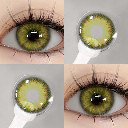 Miki Green 14.0mm 1 Pair | 1 Year